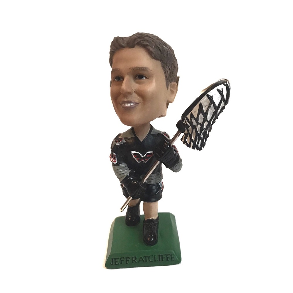 Wings Lacrosse Ratcliffe and Hajek Bobbleheads
